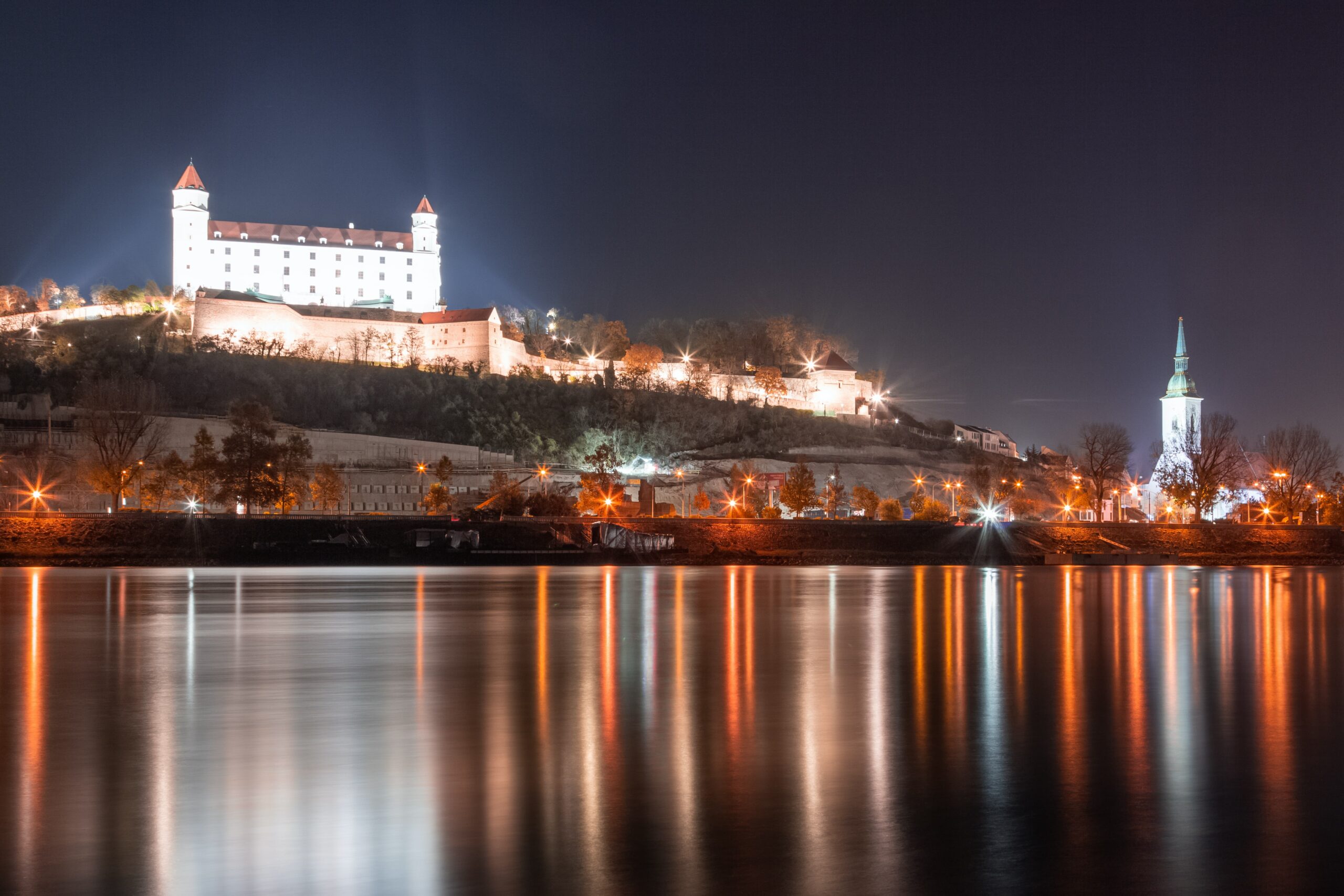 Bratislava at night