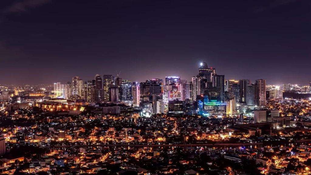 Manila at night